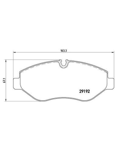 Juego de pastillas de freno Brembo P 50 085 - Brembo Pastilla de freno BREMBO XTRA LINE
