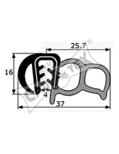 Junta de puerta Cautex 011018 - CAUTEX PERFIL CONTORNO PUERT