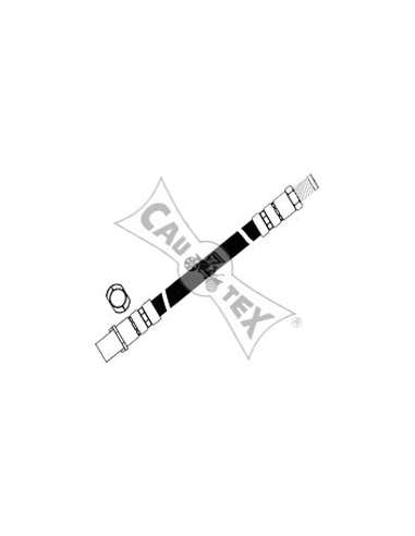Tubo flexible de frenos Del. Cautex 081101 - CAUTEX TUBO DE FRENO DELANTE NUOVA TECNODELTA