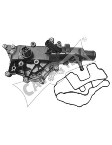 Brida de refrigerante Cautex 955358 - CAUTEX KIT TAPA TERMOSTATO C