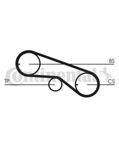 CONTI Synchrobelt Correa de D Contitech CT664