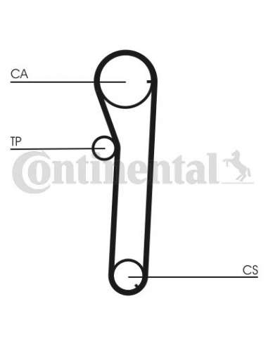CONTI DISTRIBUCION Contitech CT672