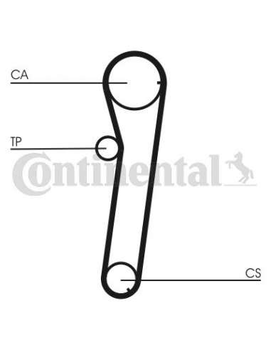 CONTI Synchrobelt Correa de D Contitech CT766