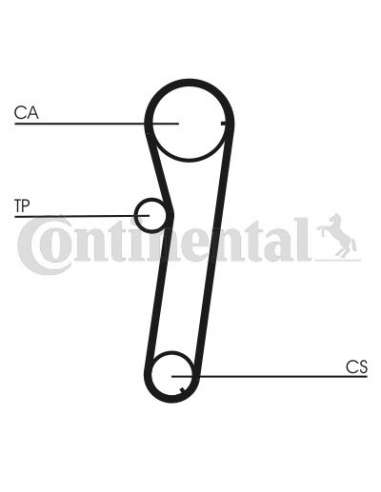 CONTI Synchrobelt Correa de D Contitech CT776