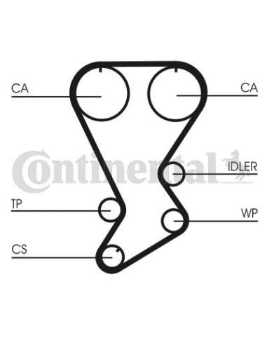 CONTI DISTRIBUCION Contitech CT812