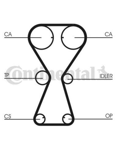CONTI DISTRIBUCION Contitech CT826