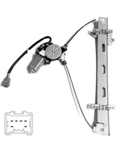 Elevalunas Der. Doga 101.316 -  EXTINGUIDA  10.1316 Honda Civi c (01-05) 4P-DL/D