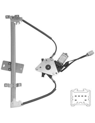 Elevalunas Der. Doga 101.350 - Honda Jazz 4/02-9/08 Comf