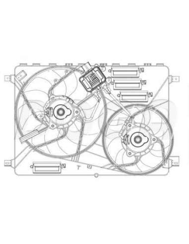 Ventilador, refrigeración del motor Doga ERO035 - DOGA ELECTROVENTILADOR