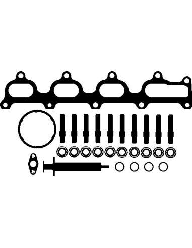 Juego de montaje, turbocompresor Elring 227.890 - Juego compresor