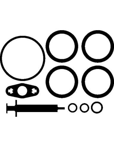Juego de montaje, turbocompresor Elring 306.350 - BMW Juego compresor