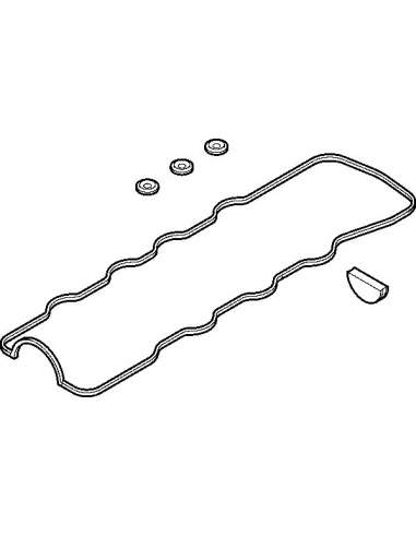 Juego de juntas, tapa de culata de cilindro Elring 353.086 - MAZDA Juego para tapa de culata Dirko-S Profi Press HT