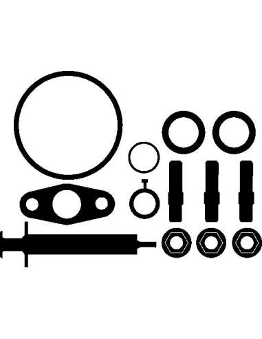 Juego de montaje, turbocompresor Elring 426.850 - PSA Juego compresor