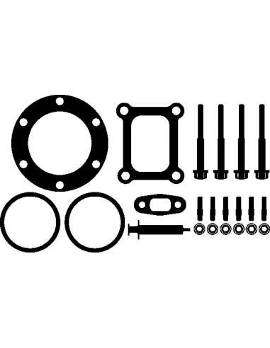 Juego de montaje, turbocompresor Elring 434.360 - Juego compresor