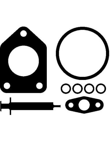 Juego de montaje, turbocompresor Elring 456.100 - BMW Juego compresor