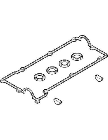 Juego de juntas, tapa de culata de cilindro Elring 458.770 - HYUND Juego para tapa de culata Dirko-S Profi Press HT