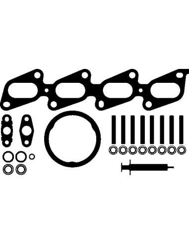 Juego de montaje, turbocompresor Elring 521.100 - Juego compresor