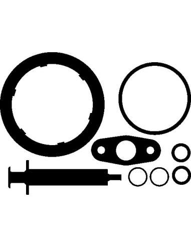 Juego de montaje, turbocompresor Elring 568.870 - BMW Juego compresor