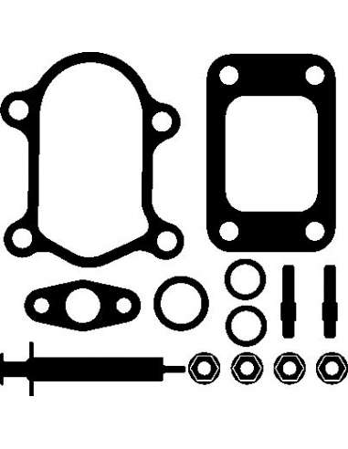 Juego de montaje, turbocompresor Elring 715.620 - IVECO Juego compresor
