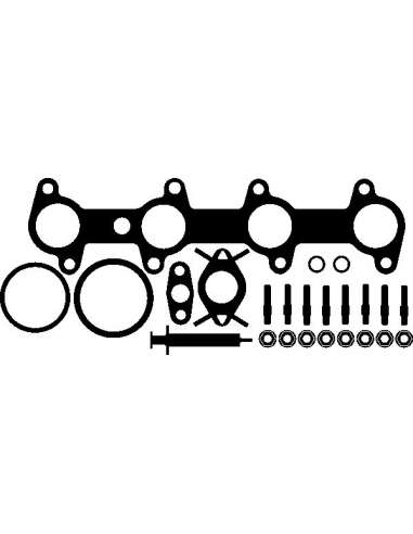 Juego de montaje, turbocompresor Elring 715.730 - Juego compresor