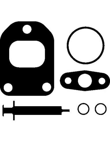 Juego de montaje, turbocompresor Elring 715.820 - VW Juego compresor