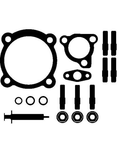 Juego de montaje, turbocompresor Elring 717.951 - VW Juego compresor