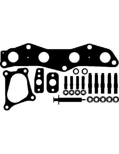 Juego de montaje, turbocompresor Elring 731.170 - TOYOT Juego compresor