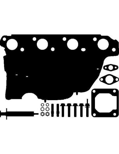 Juego de montaje, turbocompresor Elring 733.570 - FORD Juego compresor