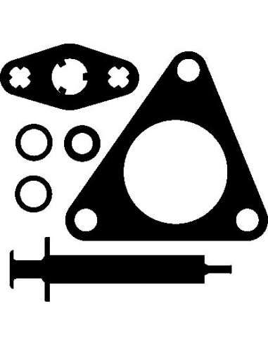 Juego de montaje, turbocompresor Elring 736.940 - MB Juego compresor
