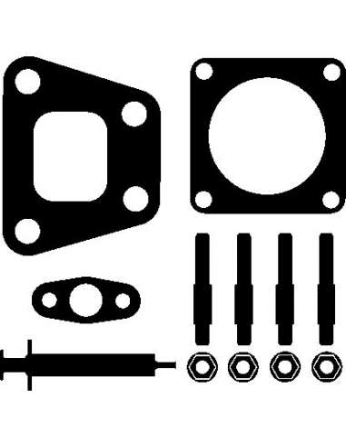 Juego de montaje, turbocompresor Elring 896.200 - VW Juego compresor