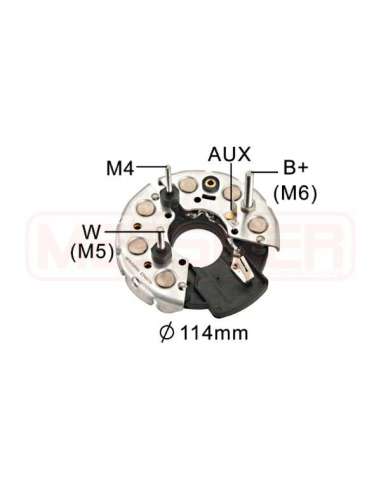 Rectificador, alternador Era 215321 - Rectificador, alternador