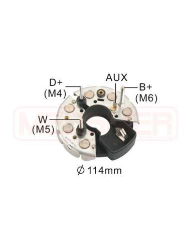 Rectificador, alternador Era 215322 - Rectificador, alternador