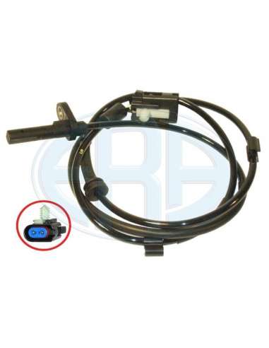 Sensor, revoluciones de la rueda Tras. Izq. Era 560043 - Sensor, revoluciones de la rueda Made in Italy - OE Equivalent
