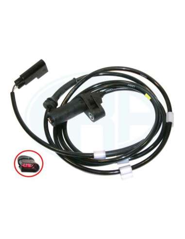 Sensor, revoluciones de la rueda Tras. Der. Era 560063 - Sensor, revoluciones de la rueda Made in Italy - OE Equivalent