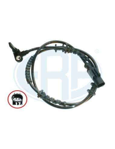 Sensor, revoluciones de la rueda Del. Era 560106 - Sensor, revoluciones de la rueda Made in Italy - OE Equivalent