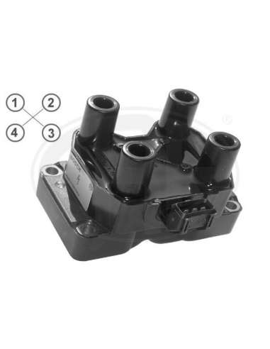 Bobina de encendido Era 880137 - Bobina de encendido GENERAL MOTORS - OPEL - Made in Italy - OE Equivalent