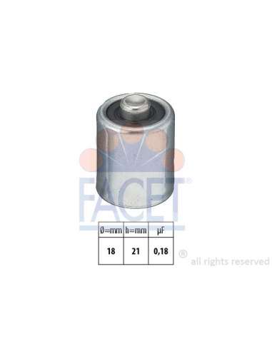 Condensador, sistema de encendido Facet 0.0130 - CONDENSADOR Made in Italy - OE Equivalent