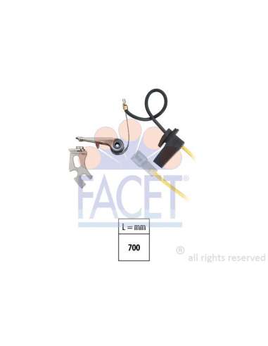 Juego de contactos, distribuidor de encendido Facet 1.3667 - PLATINO Made in Italy - OE Equivalent