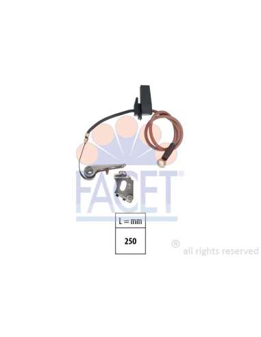 Juego de contactos, distribuidor de encendido Facet 1.3691/3 - PLATINO Made in Italy - OE Equivalent