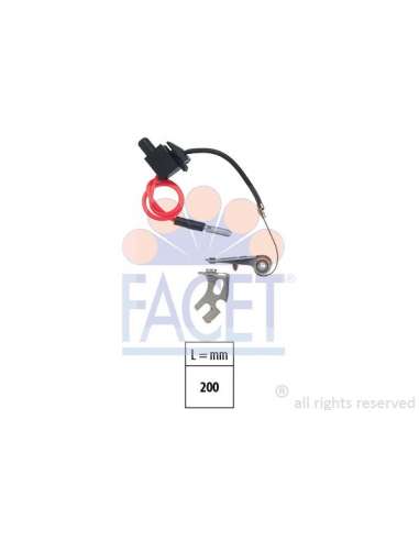 Juego de contactos, distribuidor de encendido Facet 1.3691/6 - PLATINO Made in Italy - OE Equivalent