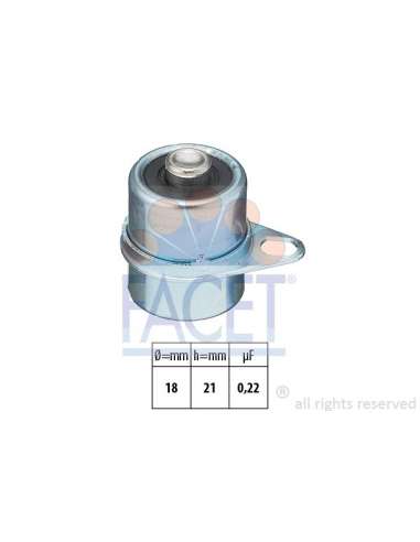 Condensador, sistema de encendido Facet 0.0251 - CONDENSADOR Made in Italy - OE Equivalent