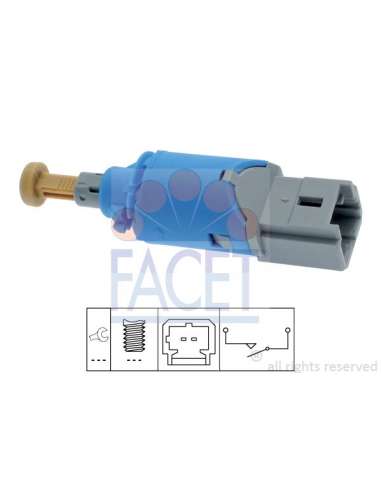 Conmutador, accionamiento embrague (gestión motor) Facet 7.1224 - INTERRUPTOR DE STOP Made in Italy - OE Equivalent