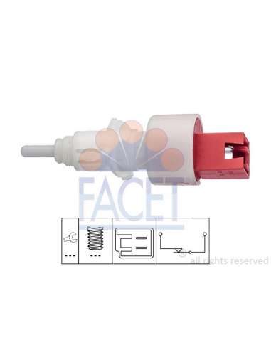 Conmutador, accionamiento embrague (gestión motor) Facet 7.1248 - INTERRUPTORES STOP Made in Italy - OE Equivalent