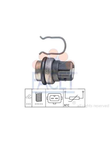 Sensor, temperatura del refrigerante Facet 7.3086 - TERMORESISTENCIA PARA TEMPERATURA A GUA Made in Italy - OE Equivalent
