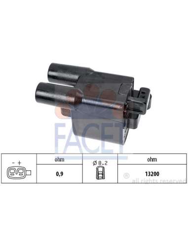Bobina de encendido Facet 9.6479 - BOBINA DE ENCENDIDO Made in Italy - OE Equivalent