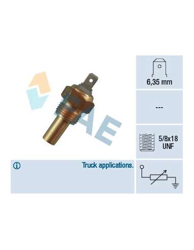 Sensor, temperatura del refrigerante Fae 31150 - FAE TERMO-RESISTENCIAS Made in Italy - OE Equivalent