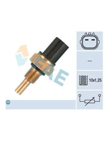 Sensor, temperatura del refrigerante Fae 33455 - FAE SENSORES DE TEMPERATURA Made in Italy - OE Equivalent