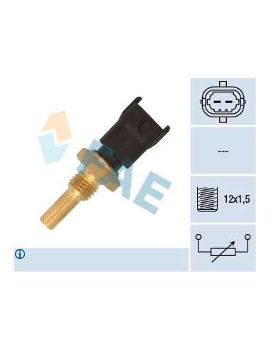 Sensor, temperatura del refrigerante Fae 33485 - FAE SENSORES DE TEMPERATURA Made in Italy - OE Equivalent