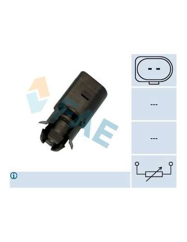 Sensor, temperatura del aire de admisión Fae 33515 - FAE SENSORES DE TEMPERATURA Made in Italy - OE Equivalent