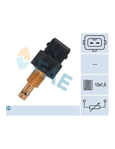 Sensor, temperatura del aire de admisión Fae 33535 - FAE SENSORES DE TEMPERATURA Made in Italy - OE Equivalent